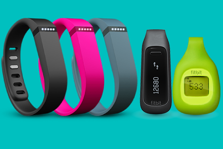 collection of fitbit devices